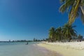 Playa giron, Cuba Ã¢â¬â January 2, 2017: Tropical Beach view with people in Playa Giron, Cuba